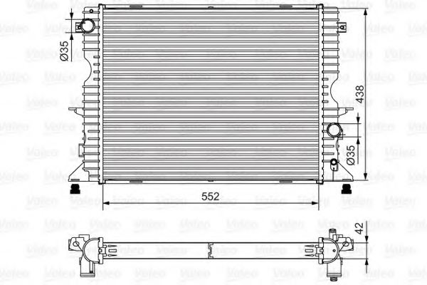 VALEO 701545 Radiator, engine cooling